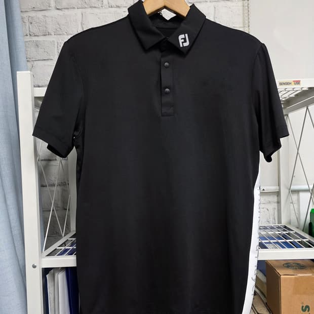 풋조이 남성 여름 골프반팔티 L 100 반팔 카라 폴로셔츠 MN13