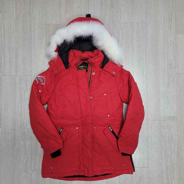 여성용 85사이즈 스케쳐스 오리털 패딩 점퍼 