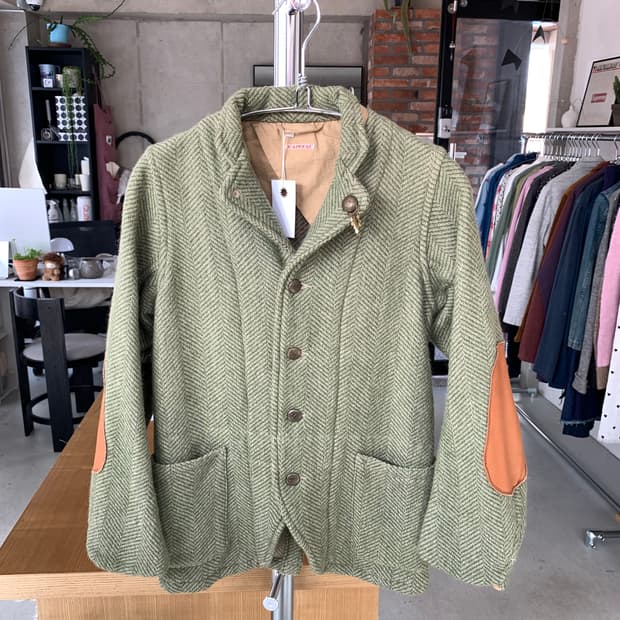 Kapital 캐피탈 해링본 울 블레이저 자켓