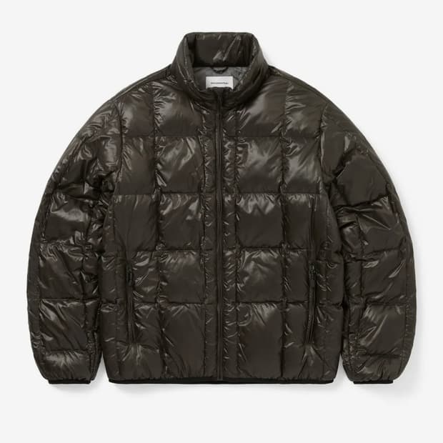 디스이즈네버댓 Light Down Jacket Brown Black