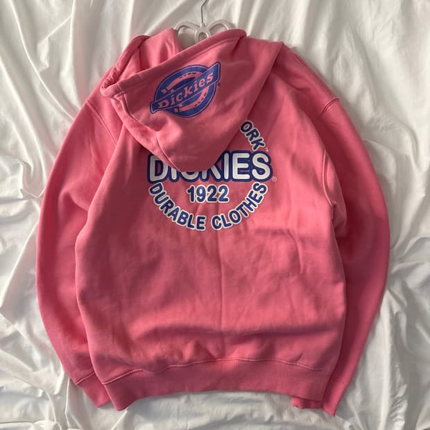 디키즈 핫핑크 후드집업