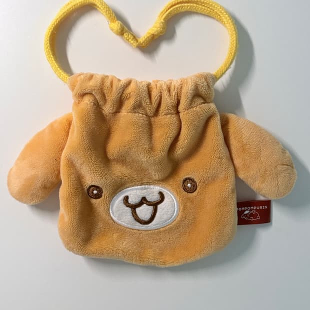 산리오 폼폼푸린 타르트 조리개 파우치