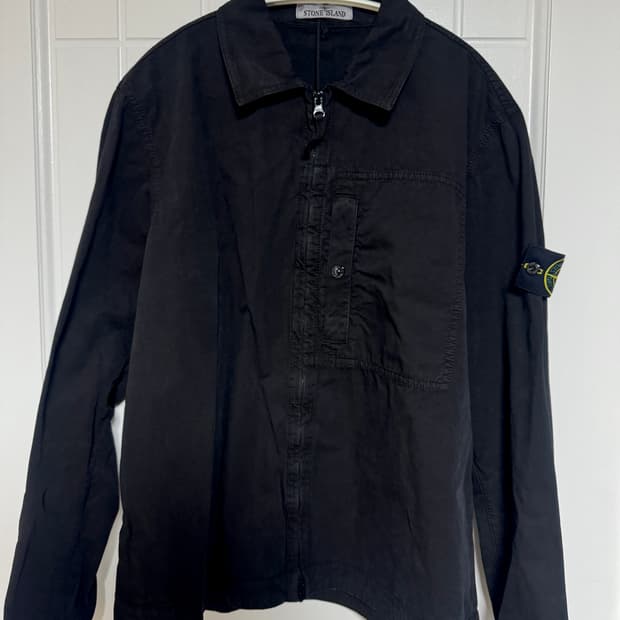 스톤아일랜드 오버셔츠 25ss 블랙