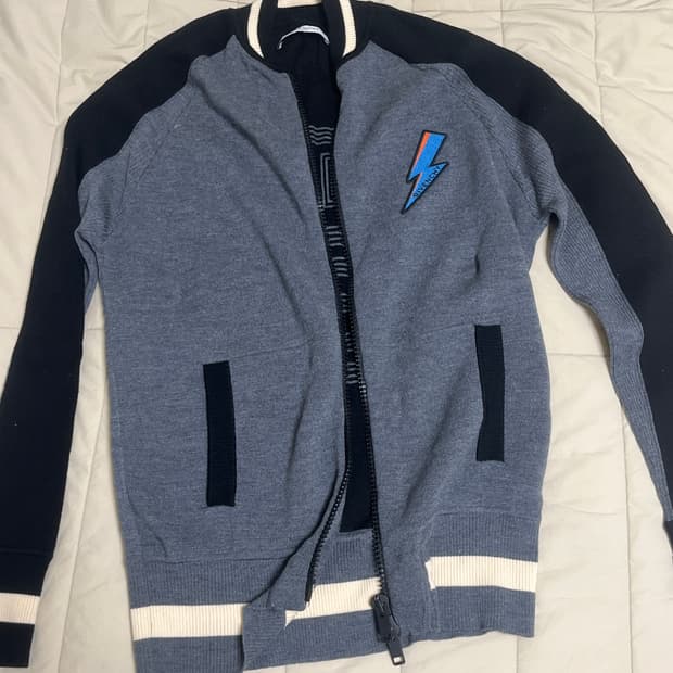 지방시 번개 니트 집업