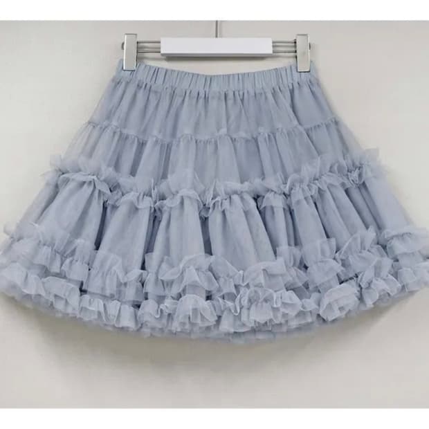 프릴 튜튜 스커트