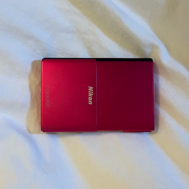 (작례o)니콘 COOLPIX S100 핑크색 디카