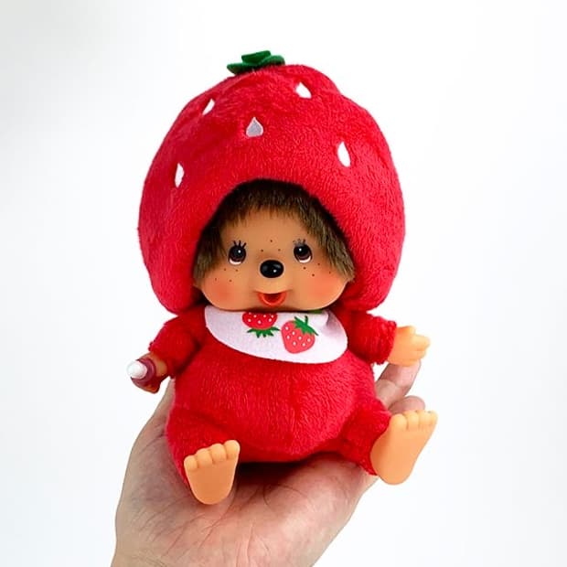  일본 2018년 2세대 딸기 몬치치 봉제인형