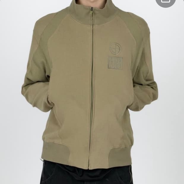 MPa CONTRAST ZIPPED JACKET (KHAKI)