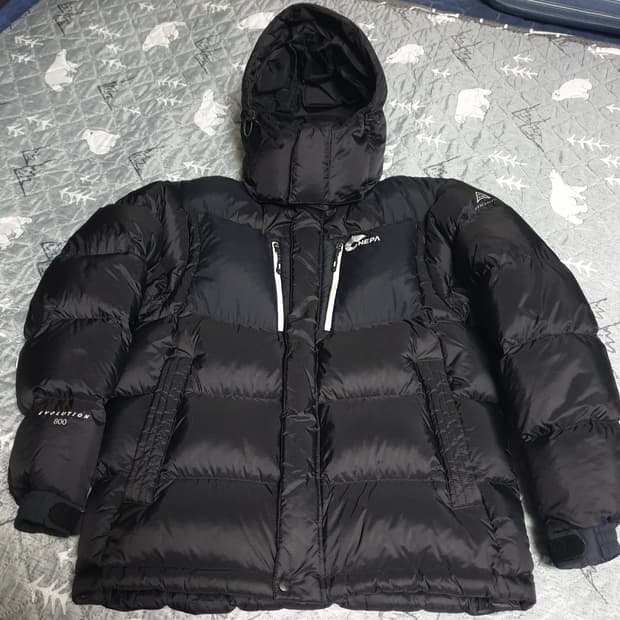 네파 EVOLUTION 필800 구스다운 패딩 블랙 (95)