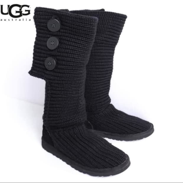 어그 카디 니트부츠 블랙 240