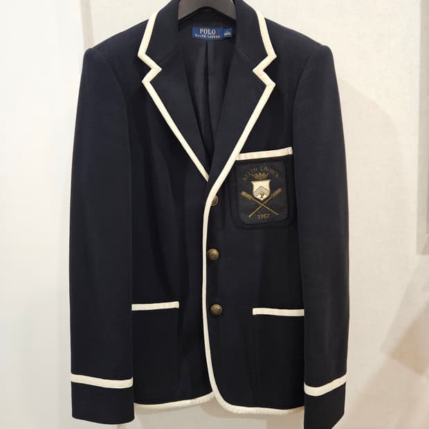 폴로 랄프로렌 파이핑 블레이져