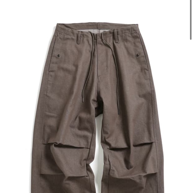 해칭룸 스노우진 팬츠 워시드 브라운 2사이즈