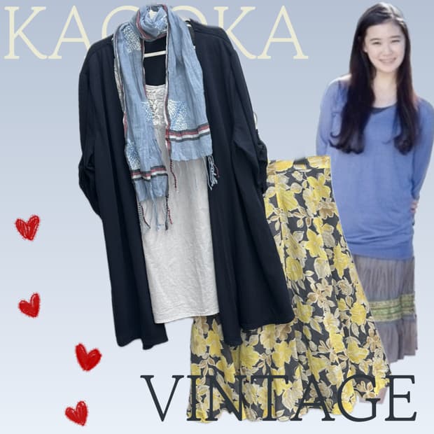 🩵하구미의 레이어드 모리걸 코디세트🩵 머플러 스커트 그런지 에스닉