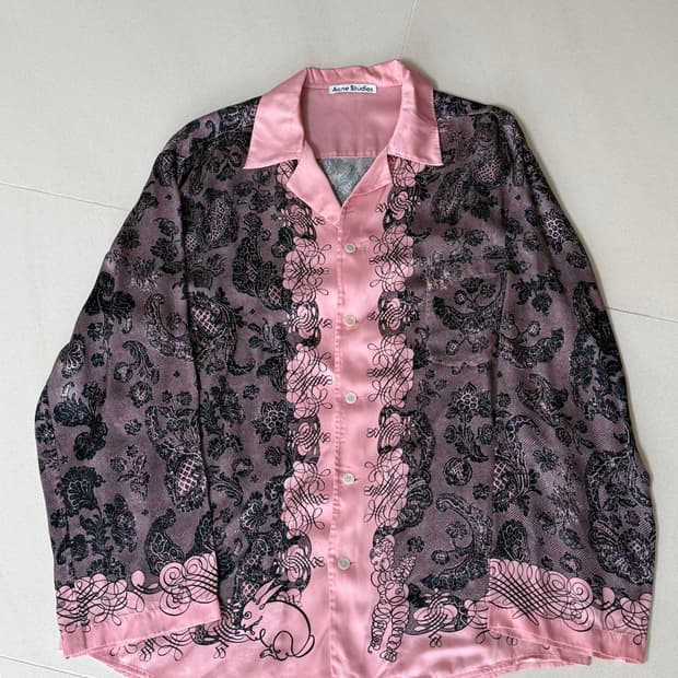 아크네 스튜디오 프린트 셔츠