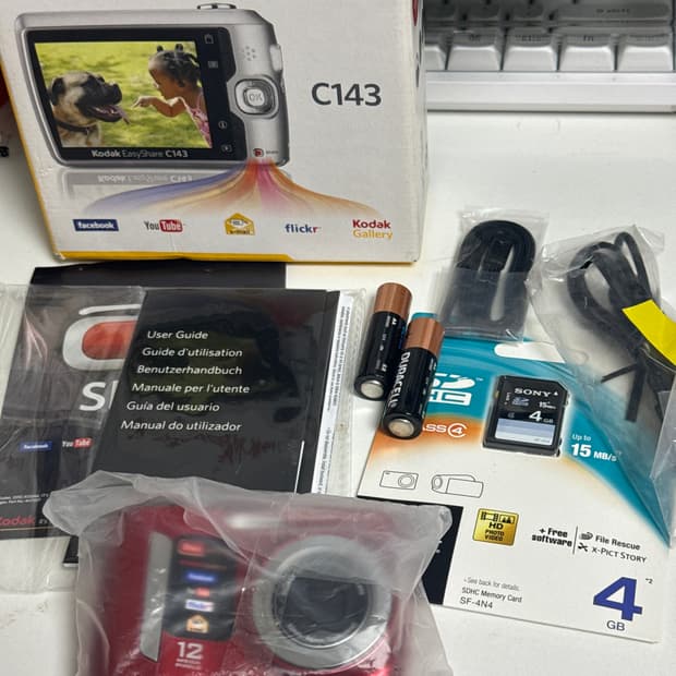 주말할인,풀박, S급미사용) 코닥 이지쉐어 c143 키키디카 kodak