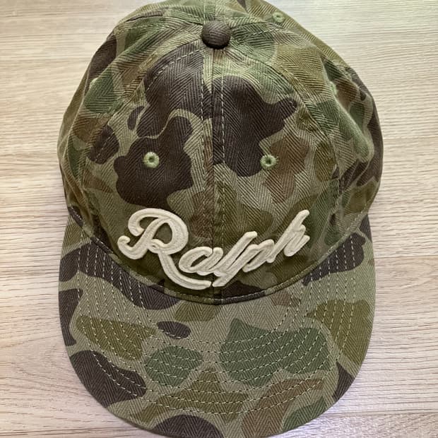 폴로 캐모 헤링본 볼 캡-멀티 컬러