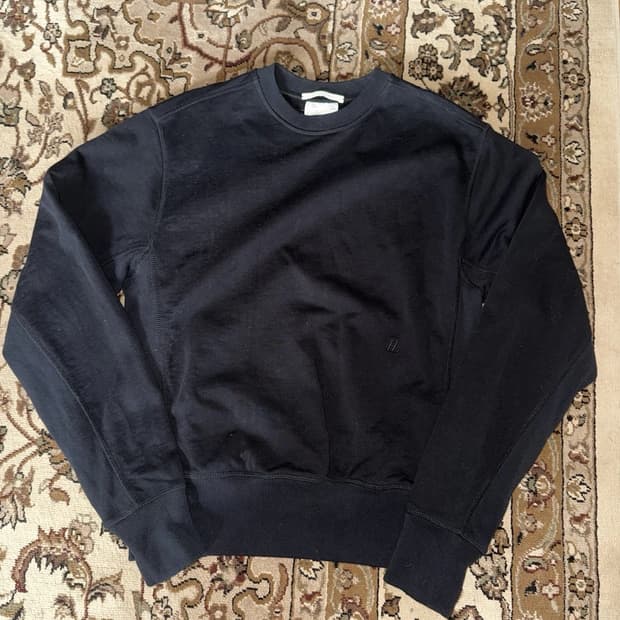 헬무트랭 풀오버 크루넥 스웻셔츠