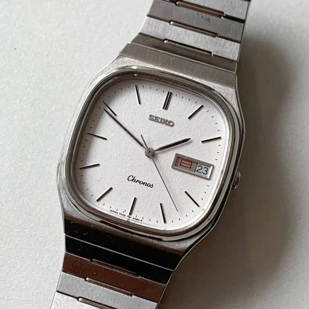 빈티지 세이코 크로노스 쿼츠 시계