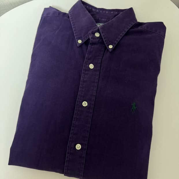 폴로 랄프로렌 퍼플 셔츠