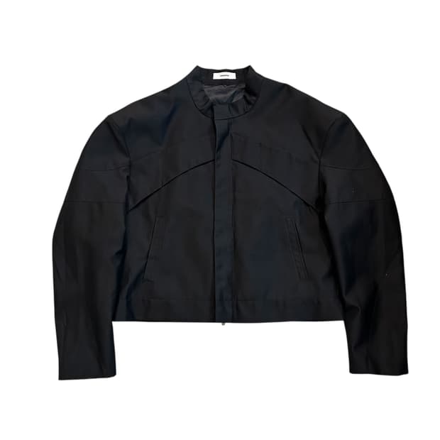 논노드 nonnod 크롭 라이더 자켓