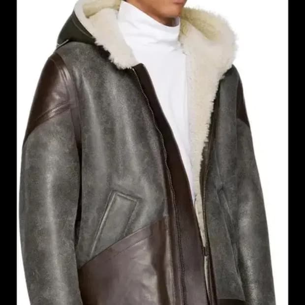 아크네 롱 무스탕 105