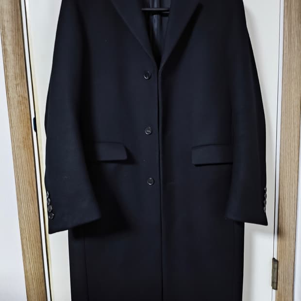 마마가리 블랙 싱글코트 46(100)사이즈