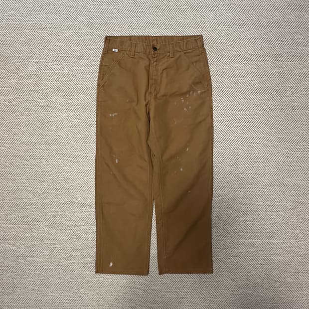 CARHARTT carpenter pants painting brown