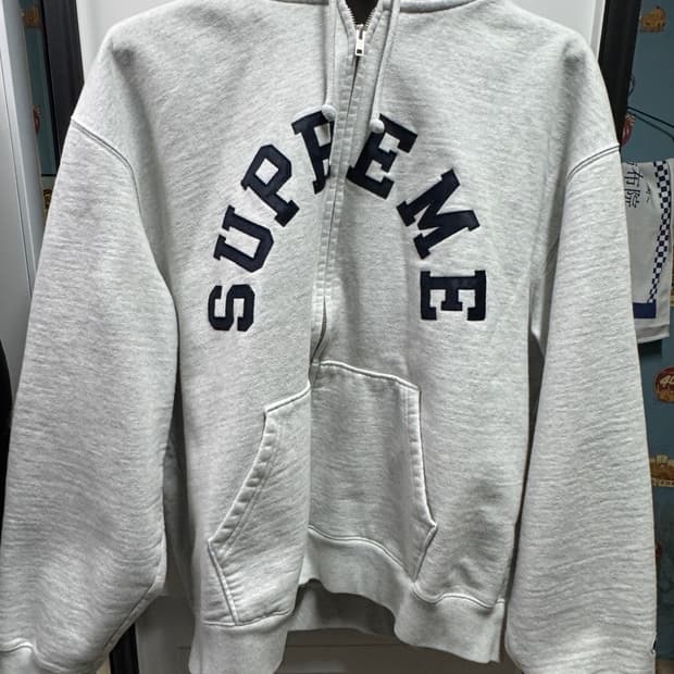 슈프림 챔피온 후드집업 XL