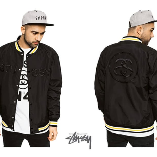 stussy 스투시  빅로고 바시티 자켓

최상 컨디션