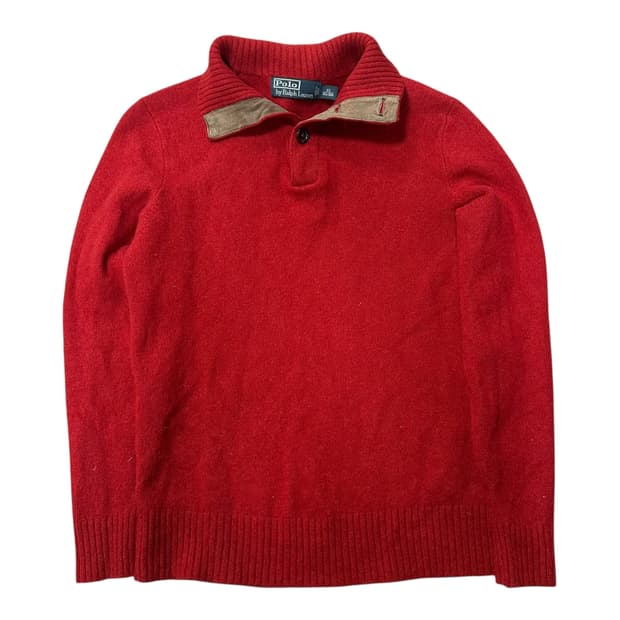 ✨ (바배) 폴로 랄프로렌 반버튼 니트 