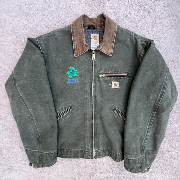 Carhartt Detroit jacket j97 Moss green