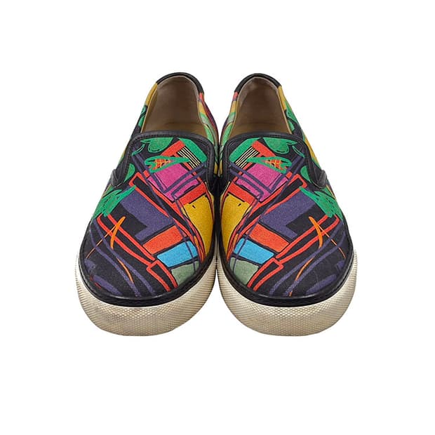 에르메스 패턴 슬립온