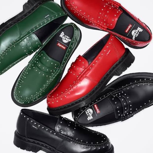 슈프림 닥터마틴 로퍼