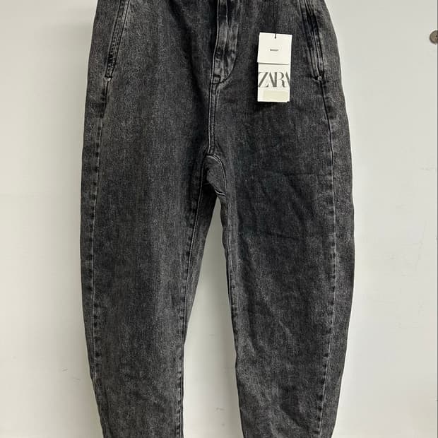 ZARA 워싱 데님 팬츠 38