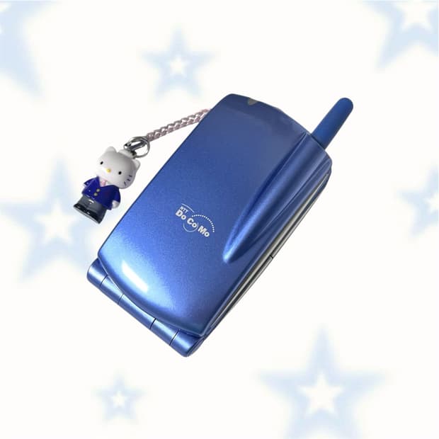 도코모 캐릭터 목업폰 모형폰 폴더폰 핸드폰 휴대폰 y2k docomo