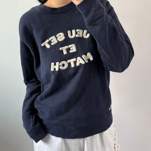 [6] 라코스테 네이비 맨투맨