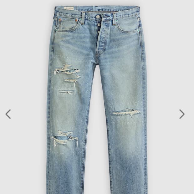 [32x32] 리바이스 501 셀비지 터콰이즈