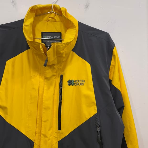 코오롱스포츠 아웃도어 고어텍스 하이넥 바람막이