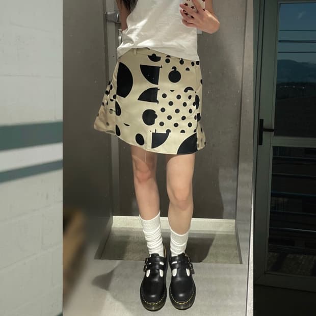 polka dot skirt 폴카 도트 스커트