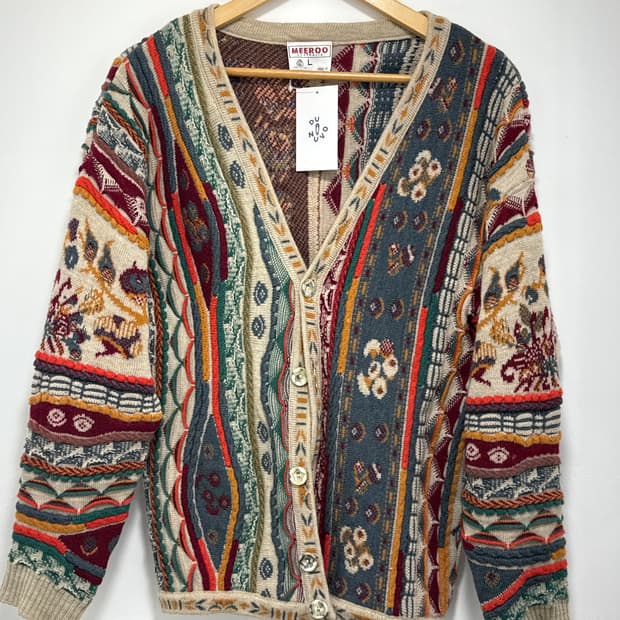 meeroo 오스트렐리아 케이블 니트 가디건