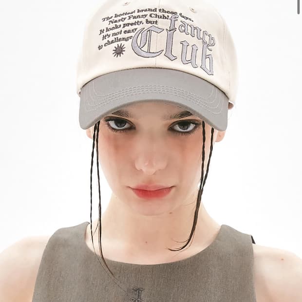 [NF] 어센틱 컬러링 볼 캡 (CREAM)_F22QE803