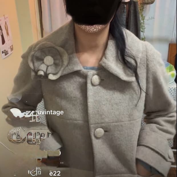 마루 빈티지 코트 울 자켓