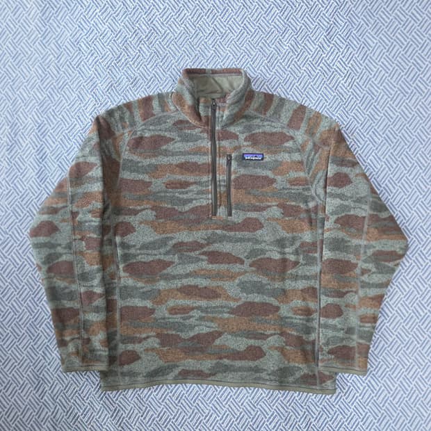 (L)파타고니아 카모 플리스 집업 자켓 신칠라