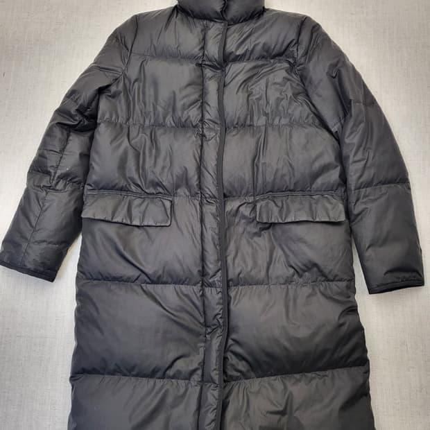 빈폴 블랙 롱 패딩 점퍼 s