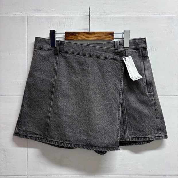 GU 지유 데님 미니 랩 치마바지 (새상품)