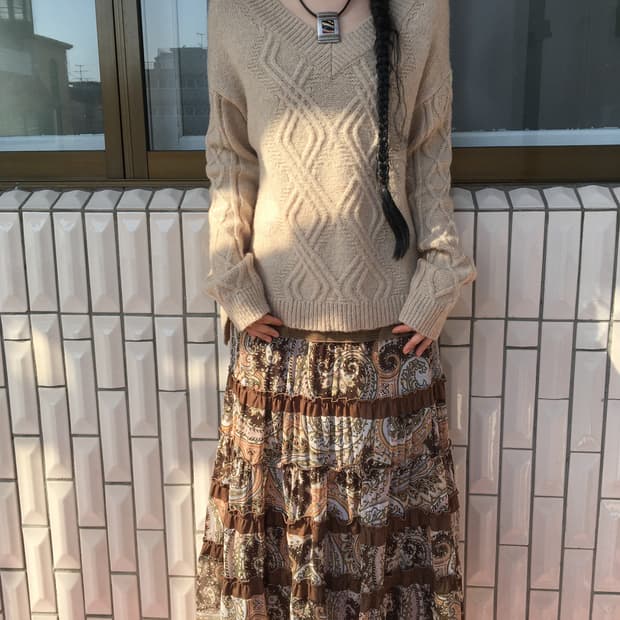 cable pattern knit