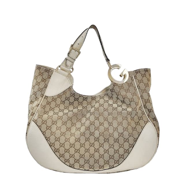 정품 구찌 샬롯 GG 로고 자가드 숄더백