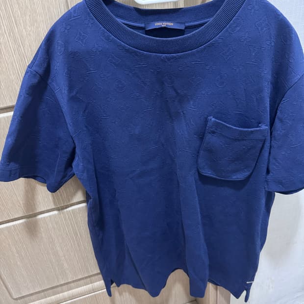 루이비통3d 포켓 모노그램 반팔 티셔츠