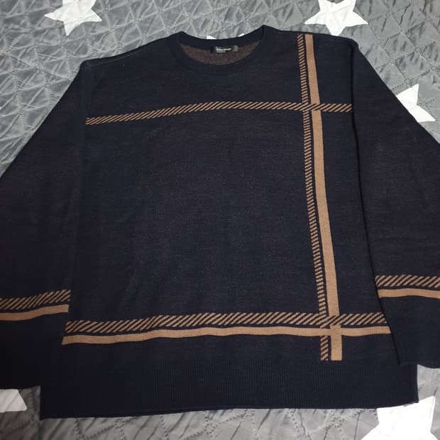 마인드브릿지 빈티지 니트 스웨터 블랙 (L)