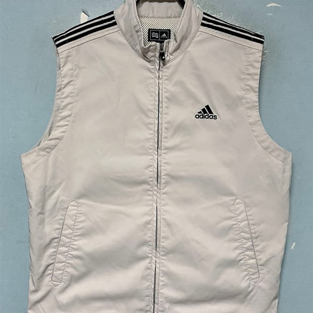 ADIDAS 아디다스 클래식 남자 바람막이 조끼 춘추 올드스쿨 L 100